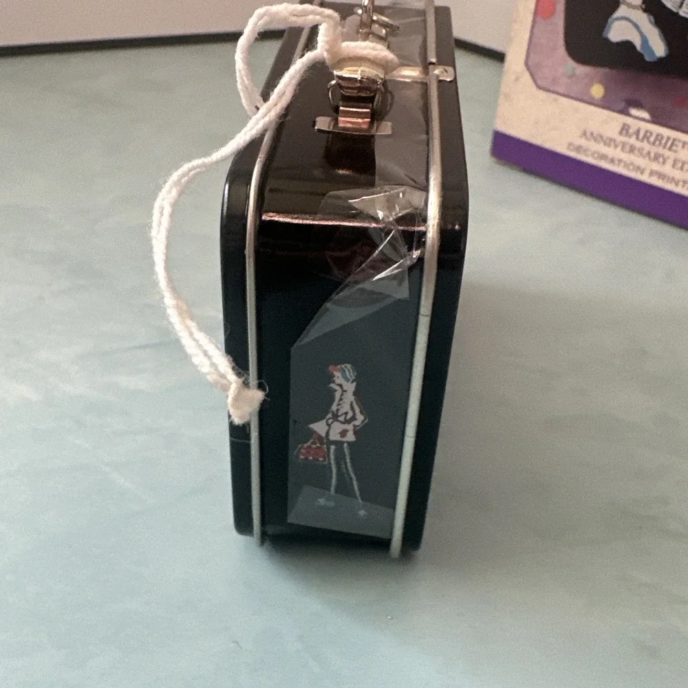 Christmas Ornament Barbie Lunchbox Hallmark Keepsake Anniversary Edition 1997